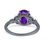 Vintage Style Wedding Ring Marquise Simulated Cubic Zirconia 925 Sterling Silver