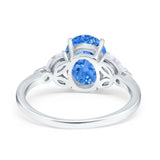 Vintage Style Wedding Ring Marquise Simulated Cubic Zirconia 925 Sterling Silver