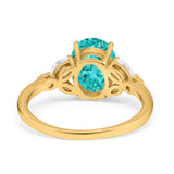 Vintage Style Wedding Ring Marquise Simulated Cubic Zirconia 925 Sterling Silver