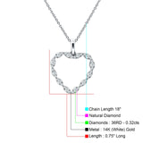 Diamond Heart Necklace