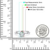 14K Gold 1.29ct Oval G SI Diamond Engagement Ring Size 6.5
