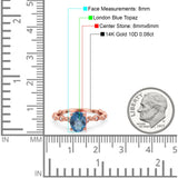 14K Gold 1.29ct Oval G SI Diamond Engagement Ring Size 6.5