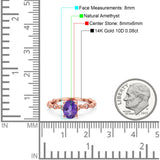 14K Gold 1.29ct Oval G SI Diamond Engagement Ring Size 6.5