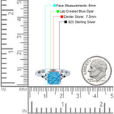 Cushion Cut Celtic Wedding Ring Simulated Cubic Zirconia 925 Sterling Silver