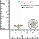 Halo Marquise Engagement Ring Simulated Cubic Zirconia 925 Sterling Silver