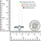 Halo Marquise Engagement Ring Simulated Cubic Zirconia 925 Sterling Silver
