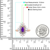 Art Deco Marquise Engagement Ring Cubic Zirconia 925 Sterling Silver