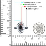Art Deco Marquise Engagement Ring Cubic Zirconia 925 Sterling Silver