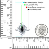 Art Deco Marquise Engagement Ring Cubic Zirconia 925 Sterling Silver