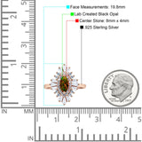 Art Deco Marquise Engagement Ring Cubic Zirconia 925 Sterling Silver