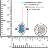 Art Deco Marquise Engagement Ring Cubic Zirconia 925 Sterling Silver