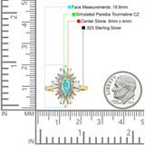 Art Deco Marquise Engagement Ring Cubic Zirconia 925 Sterling Silver