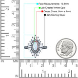 Art Deco Marquise Engagement Ring Cubic Zirconia 925 Sterling Silver