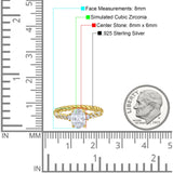 Twisted Rope Hidden Halo Oval Engagement Ring Cubic Zirconia 925 Sterling Silver