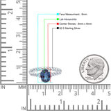 Hidden Halo Twisted Rope Oval Lab Alexandrite Engagement Ring