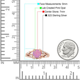 Round Engagement Ring Split Shank Cubic Zirconia 925 Sterling Silver