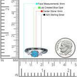 Infinity Round Three Stone Ring Cubic Zirconia 925 Sterling Silver