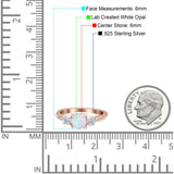 Infinity Round Three Stone Ring Cubic Zirconia 925 Sterling Silver