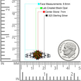 Vintage Style Round Engagement Ring Cubic Zirconia 925 Sterling Silver