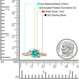 Round Beaded Marquise Vintage Style Cubic Zirconia Engagement Ring 925 Sterling Silver