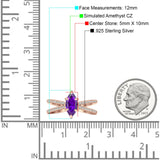 Marquise Split Shank X Ring Cubic Zirconia 925 Sterling Silver