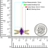 Marquise Split Shank X Ring Cubic Zirconia 925 Sterling Silver