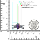 Marquise Split Shank X Ring