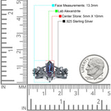 Marquise Split Shank Leaf Floral Ring