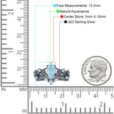 Marquise Split Shank Leaf Floral Ring