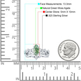 Marquise Split Shank Leaf Floral Ring