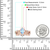 Marquise Split Shank Leaf Floral Ring