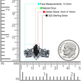 Marquise Split Shank Leaf Floral Ring