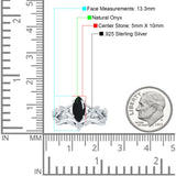 Marquise Split Shank Leaf Floral Ring