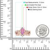 Marquise Split Shank Vintage Style Cubic Zirconia Leaf Floral Ring 925 Sterling Silver