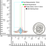 Marquise Split Shank Leaf Floral Ring