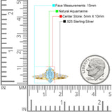 Marquise Split Shank Leaf Floral Ring