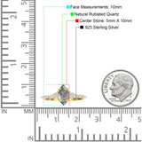 Marquise Split Shank Leaf Floral Ring