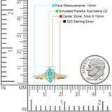 Art Deco Marquise Vintage Style Cubic Zirconia Ring 925 Sterling Silver