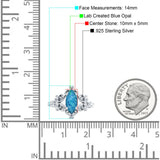 Vintage Style Engagement Ring Marquise Cubic Zirconia 925 Sterling Silver