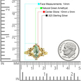 Marquise Filigree Floral Ring