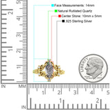 Marquise Filigree Floral Ring