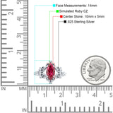 Vintage Style Engagement Ring Marquise Cubic Zirconia 925 Sterling Silver