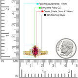 Marquise Halo Beaded Ring Cubic Zirconia 925 Sterling Silver