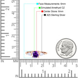 Three Stone Ring Kite Shape Accent Round Cubic Zirconia 925 Sterling Silver