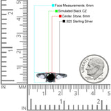 Three Stone Ring Kite Shape Accent Round Cubic Zirconia 925 Sterling Silver