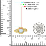Sunflower Ring Infinity Twisted Round Cubic Zirconia 925 Sterling Silver