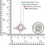 Vintage Style Oval Engagement Ring Simulated Cubic Zirconia 925 Sterling Silver