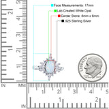 Vintage Style Oval Engagement Ring Simulated Cubic Zirconia 925 Sterling Silver