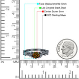 Vintage Style Floral Round Engagement Ring Cubic Zirconia 925 Sterling Silver