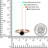 Halo Round Engagement Ring Cubic Zirconia 925 Sterling Silver